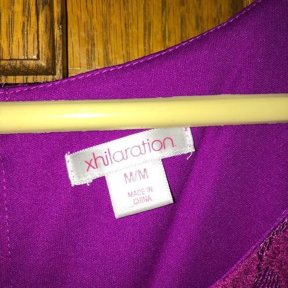 Vibrant Magenta Lace Fit & Flare Dress! - Picture 5 of 6